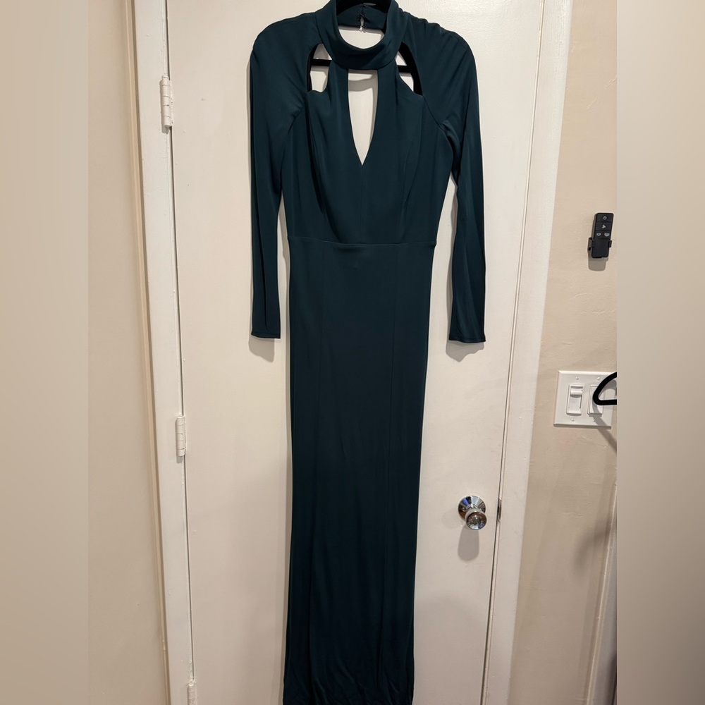 ABS Elegant Green Evening Gown